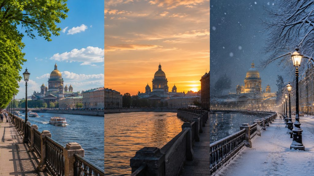 Как маршрут меняется по сезонам